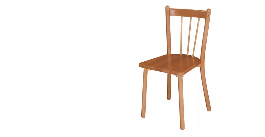 krzesło z litego drewna
